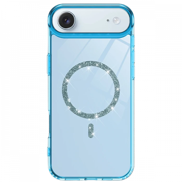 Apple iPhone 17 Air Live Diamond Magsafe Kapak - Mavi