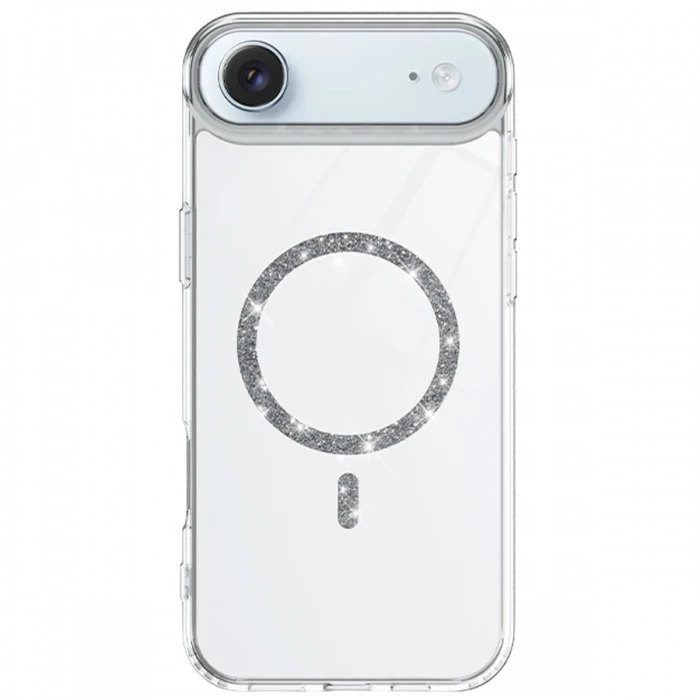 Apple iPhone 17 Air Live Diamond Magsafe Kapak - Şeffaf