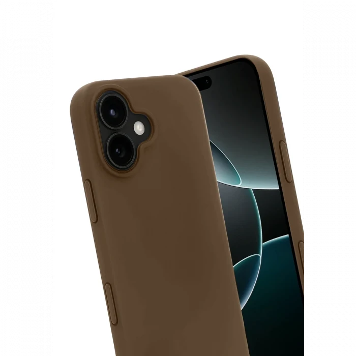 Apple iPhone 17 First Silikon - Kahverengi