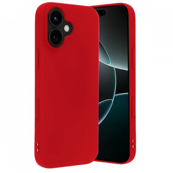 Apple iPhone 17 First Silikon - Kırmızı