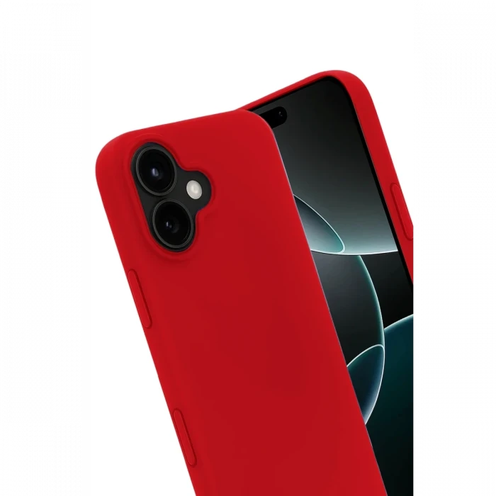 Apple iPhone 17 First Silikon - Kırmızı
