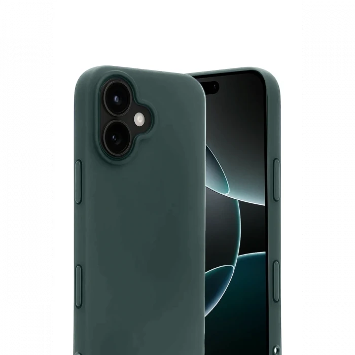 Apple iPhone 17 First Silikon - Koyu Yeşil
