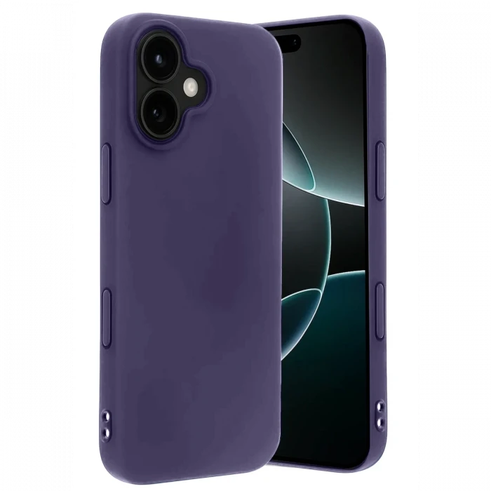 Apple iPhone 17 First Silikon - Mürdüm