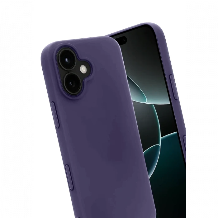 Apple iPhone 17 First Silikon - Mürdüm