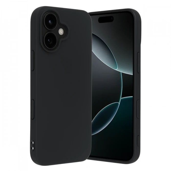 Apple iPhone 17 First Silikon - Siyah