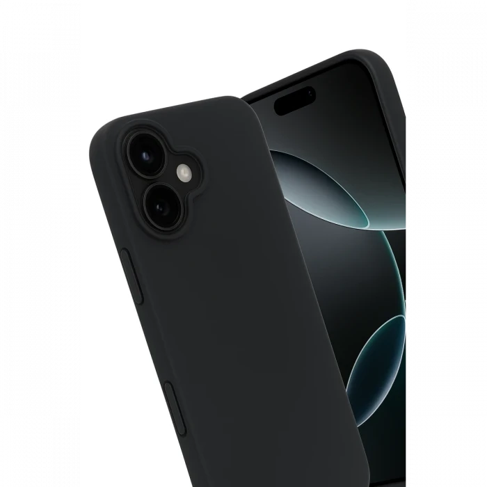 Apple iPhone 17 First Silikon - Siyah