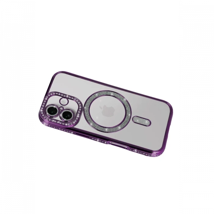 Apple iPhone 17 Joke Simli Magneticsafe Kılıf - Derin Mor