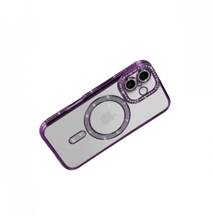 Apple iPhone 17 Joke Simli Magneticsafe Kılıf - Derin Mor