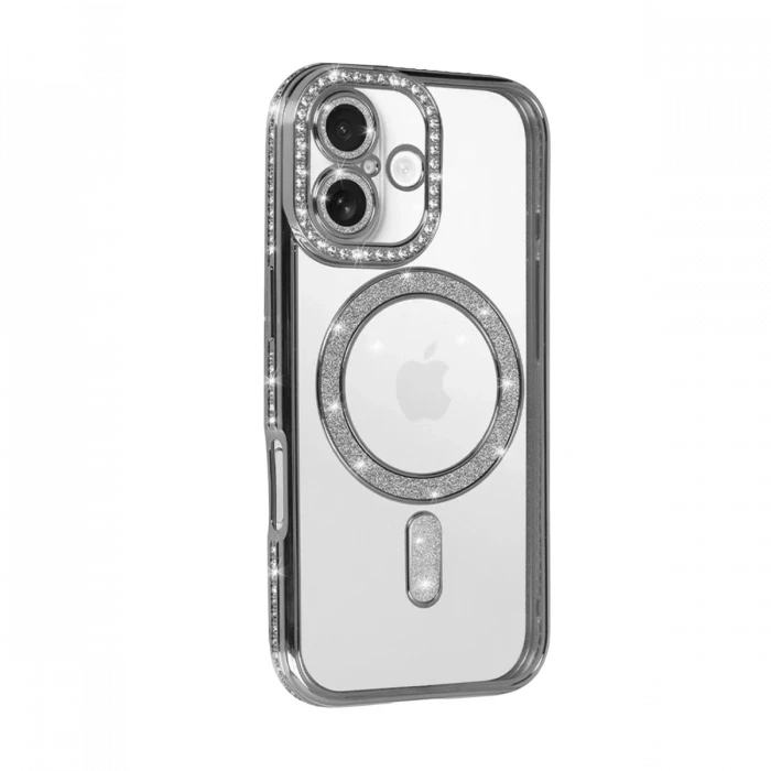 Apple iPhone 17 Joke Simli Magneticsafe Kılıf - Gümüş