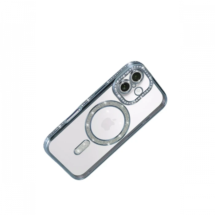 Apple iPhone 17 Joke Simli Magneticsafe Kılıf - Mavi