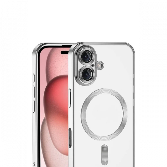 Apple iPhone 17 Kross Magneticsafe Kapak - Gümüş