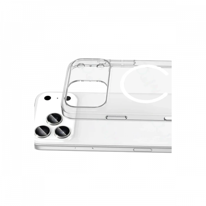 Apple iPhone 17 Pro Combo Sert Şeffaf Magsafe Kapak - Şeffaf