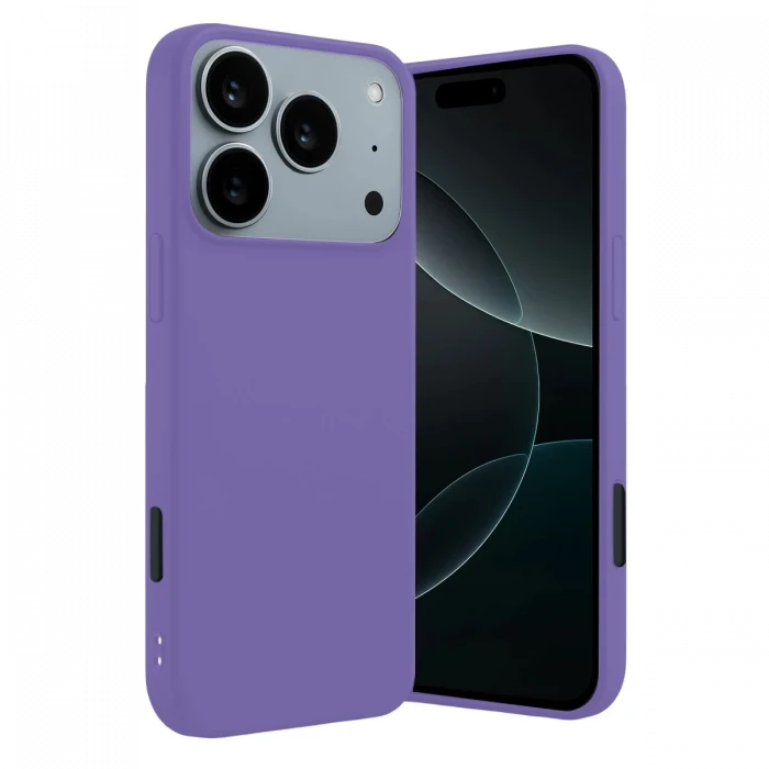 Apple iPhone 17 Pro First Silikon - Lila