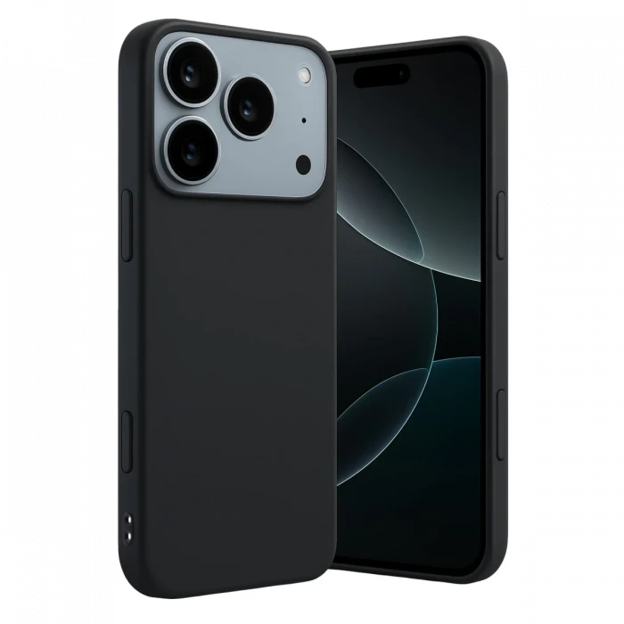 Apple iPhone 17 Pro First Silikon - Siyah
