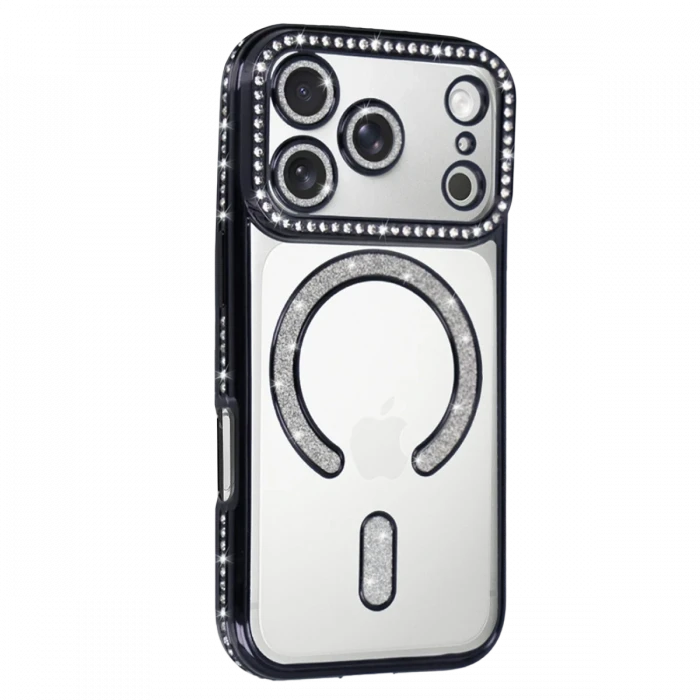 Apple iPhone 17 Pro Joke Simli Magneticsafe Kılıf - Siyah