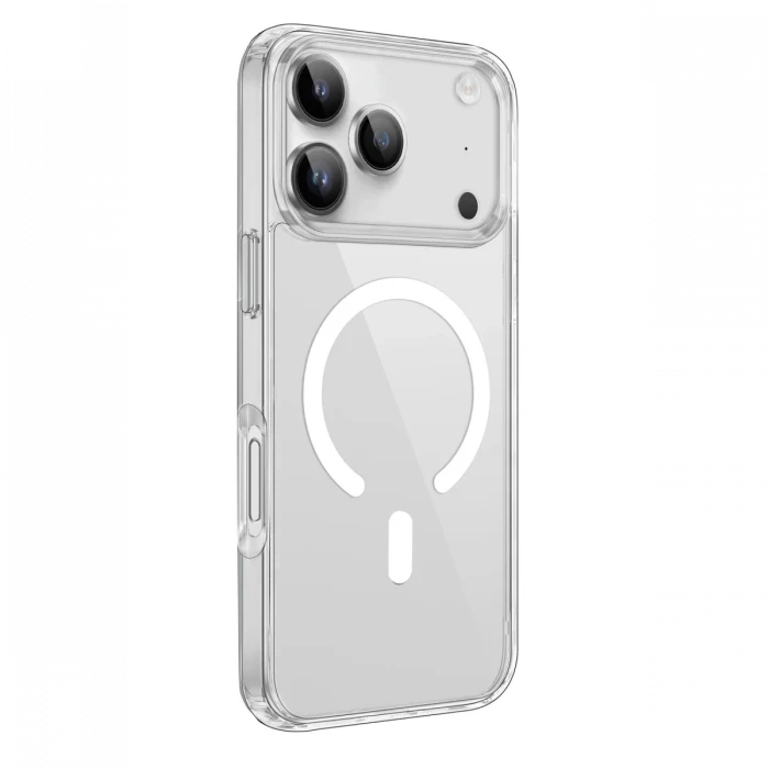 Apple iPhone 17 Pro Kılıf Pc Real Magsafe Kapak - Şeffaf