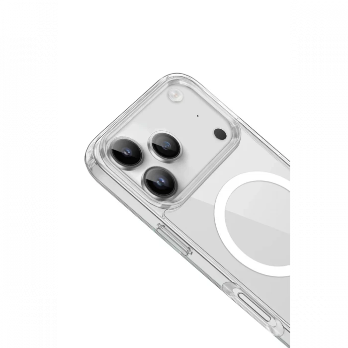 Apple iPhone 17 Pro Kılıf Pc Real Magsafe Kapak - Şeffaf