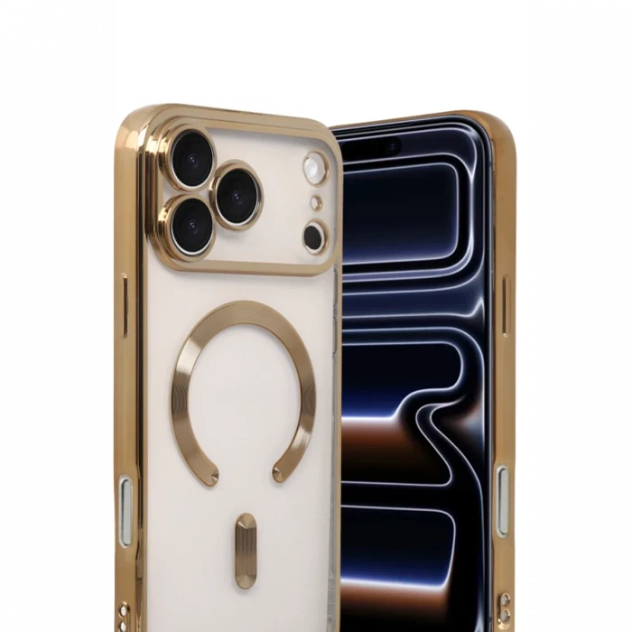 Apple iPhone 17 Pro Kross Magneticsafe Kapak - Gold