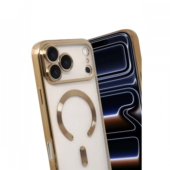 Apple iPhone 17 Pro Kross Magneticsafe Kapak - Gold