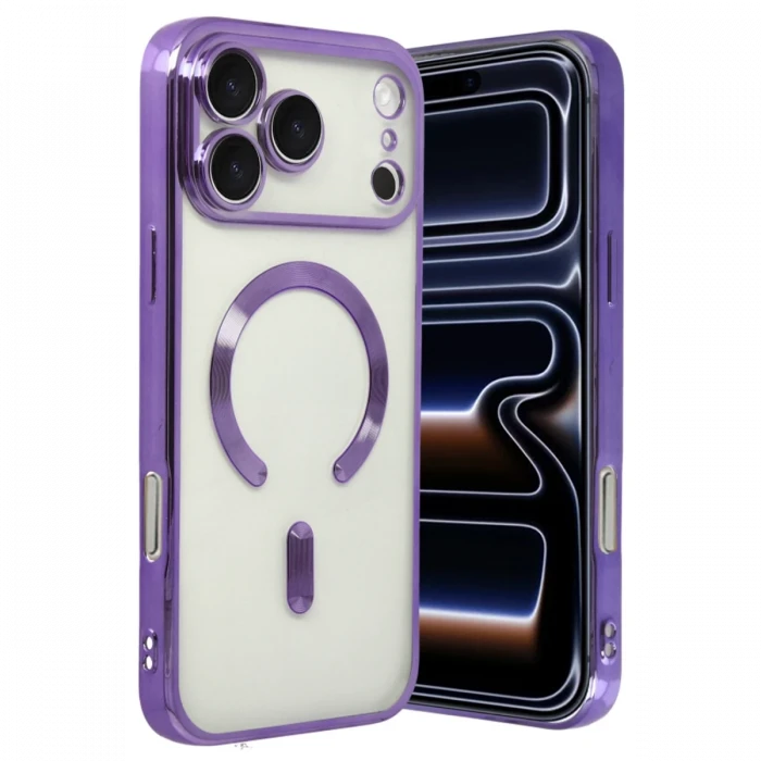 Apple iPhone 17 Pro Kross Magneticsafe Kapak - Mor