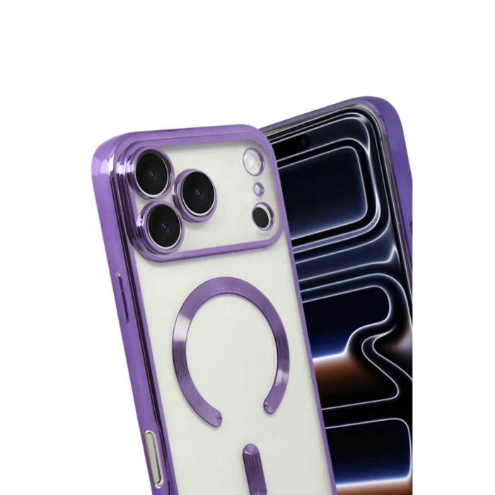 Apple iPhone 17 Pro Kross Magneticsafe Kapak - Mor