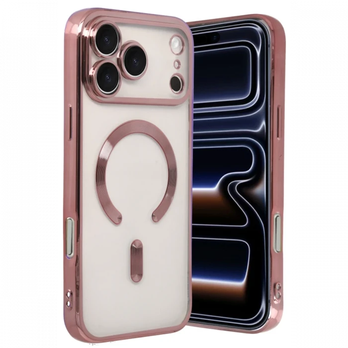 Apple iPhone 17 Pro Kross Magneticsafe Kapak - Rose