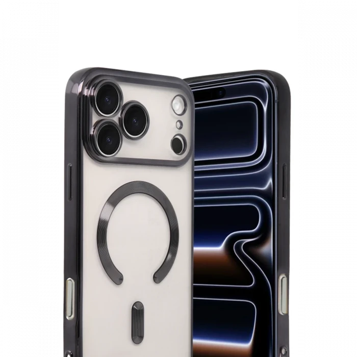 Apple iPhone 17 Pro Kross Magneticsafe Kapak - Siyah