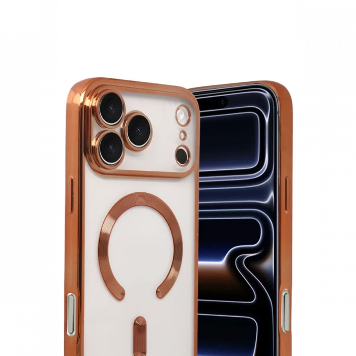 Apple iPhone 17 Pro Kross Magneticsafe Kapak - Turuncu