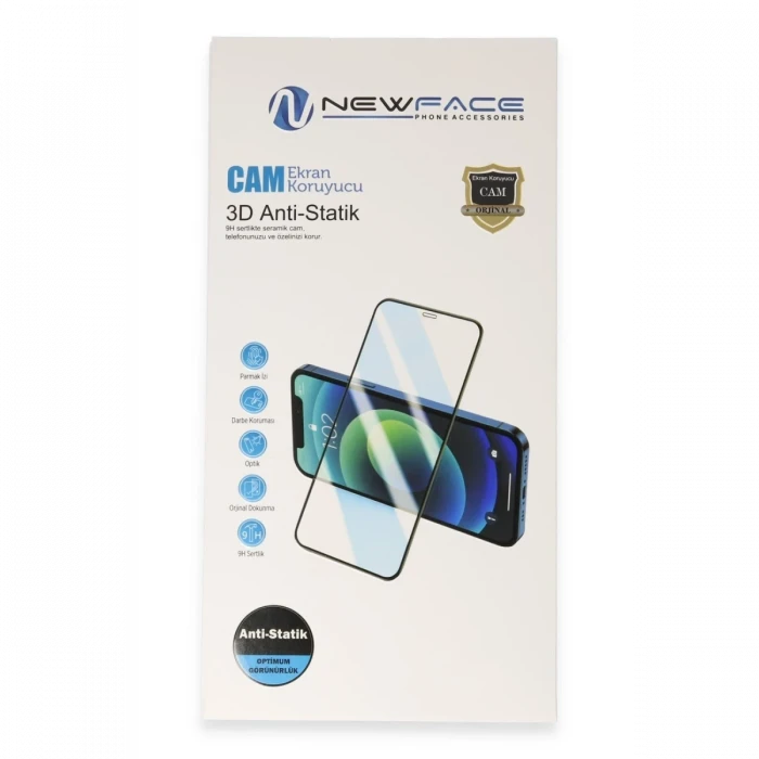 Apple iPhone 17 Pro Max 3D Antistatik Cam Ekran Koruyucu