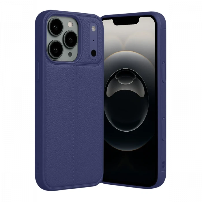 Apple iPhone 17 Pro Max Auto Focus Kapak - Lacivert