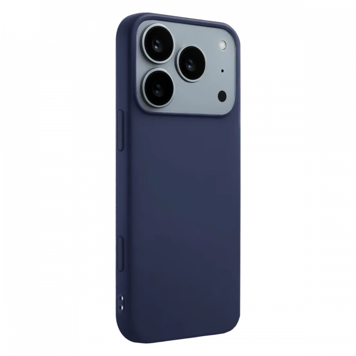 Apple iPhone 17 Pro Max First Silikon - Lacivert