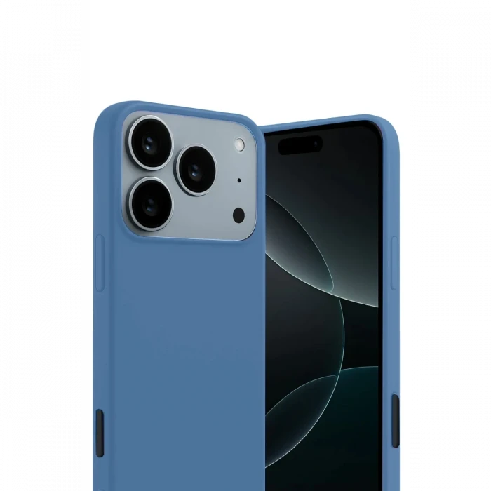 Apple iPhone 17 Pro Max First Silikon - Mavi