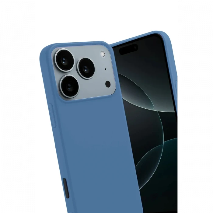Apple iPhone 17 Pro Max First Silikon - Mavi