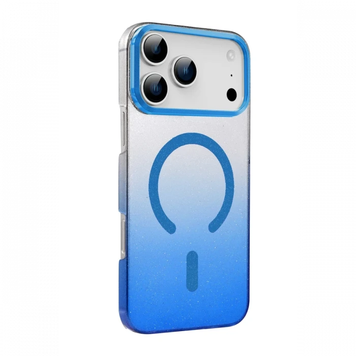 Apple iPhone 17 Pro Max Glossy Magsafe Kapak - Mavi