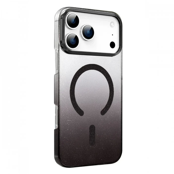Apple iPhone 17 Pro Max Glossy Magsafe Kapak - Siyah