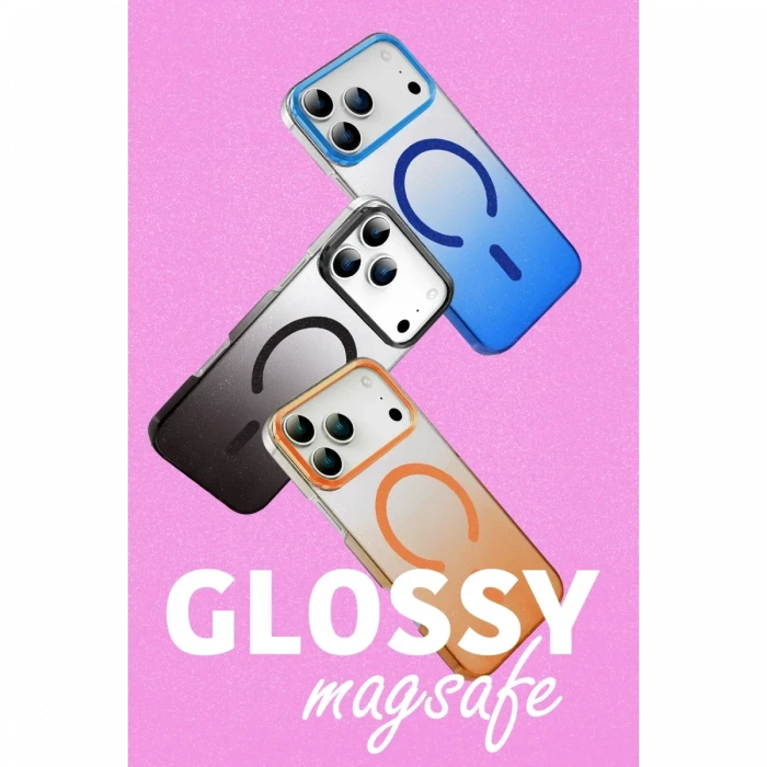 Apple iPhone 17 Pro Max Glossy Magsafe Kapak - Siyah