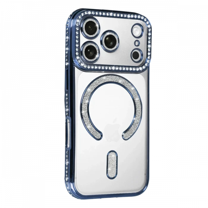 Apple iPhone 17 Pro Max Joke Simli Magneticsafe Kılıf - Mavi