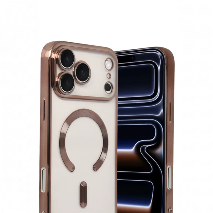 Apple iPhone 17 Pro Max Kross Magneticsafe Kapak - Çöl Titanyum