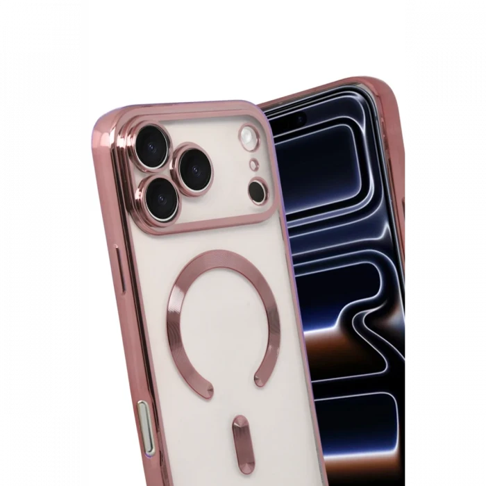 Apple iPhone 17 Pro Max Kross Magneticsafe Kapak - Rose