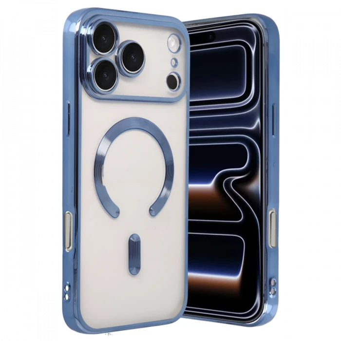 Apple iPhone 17 Pro Max Kross Magneticsafe Kapak - Sierra Blue