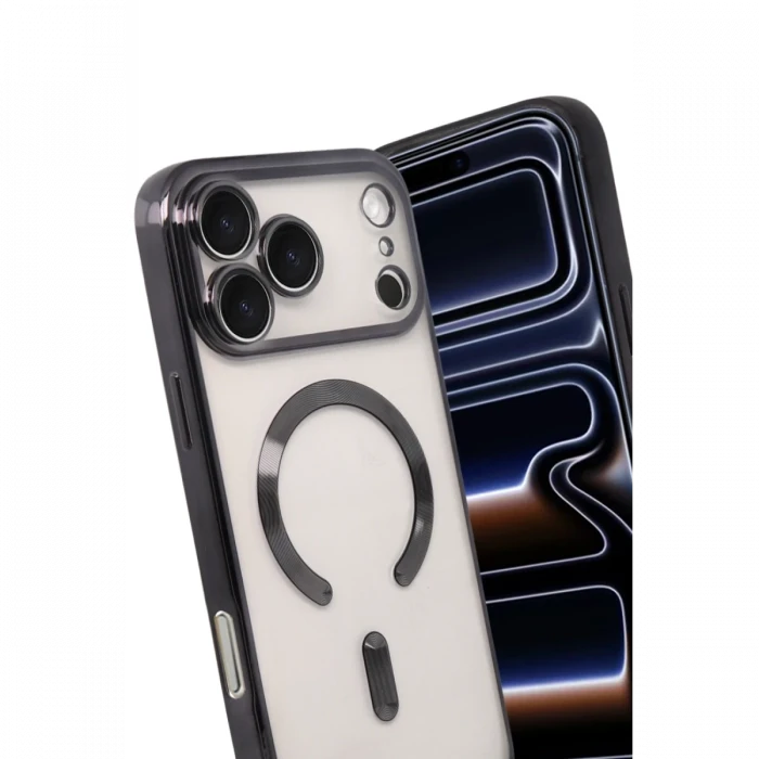 Apple iPhone 17 Pro Max Kross Magneticsafe Kapak - Siyah