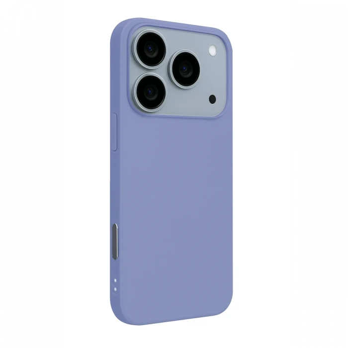 Apple iPhone 17 Pro Max Nano içi Kadife Silikon - Lila