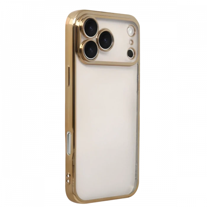 Apple iPhone 17 Pro Max Razer Lensli Silikon - Gold