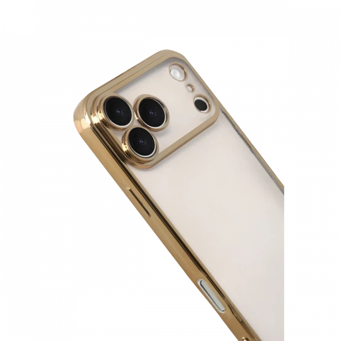 Apple iPhone 17 Pro Max Razer Lensli Silikon - Gold