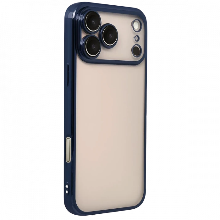 Apple iPhone 17 Pro Max Razer Lensli Silikon - Lacivert