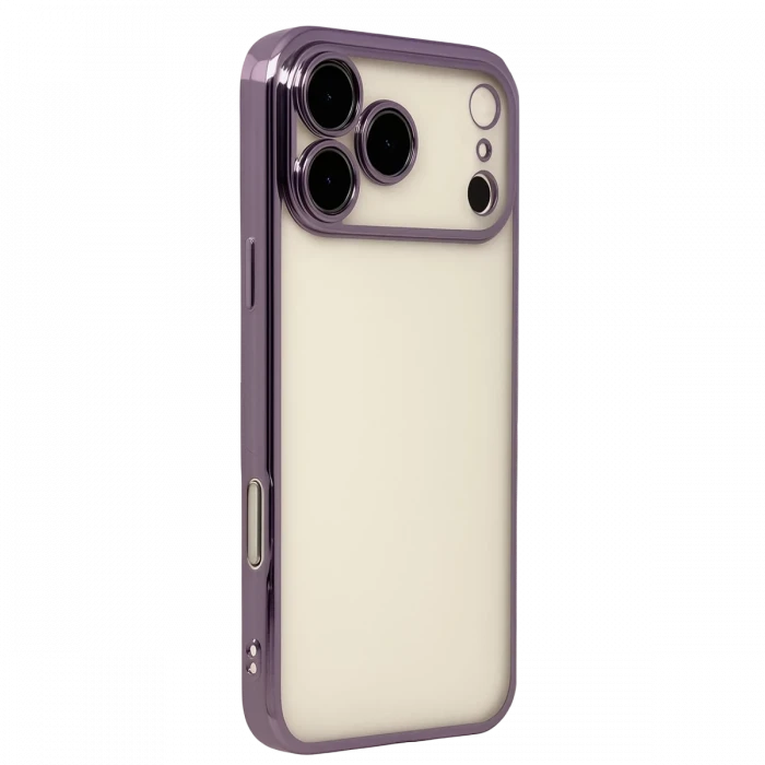 Apple iPhone 17 Pro Max Razer Lensli Silikon - Mor