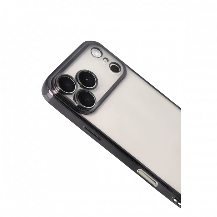 Apple iPhone 17 Pro Max Razer Lensli Silikon - Siyah