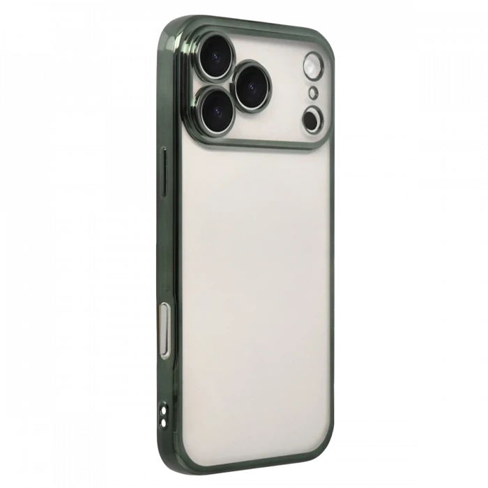 Apple iPhone 17 Pro Max Razer Lensli Silikon - Yeşil