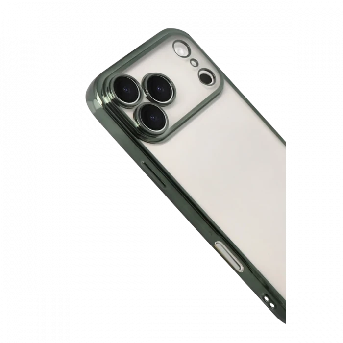 Apple iPhone 17 Pro Max Razer Lensli Silikon - Yeşil