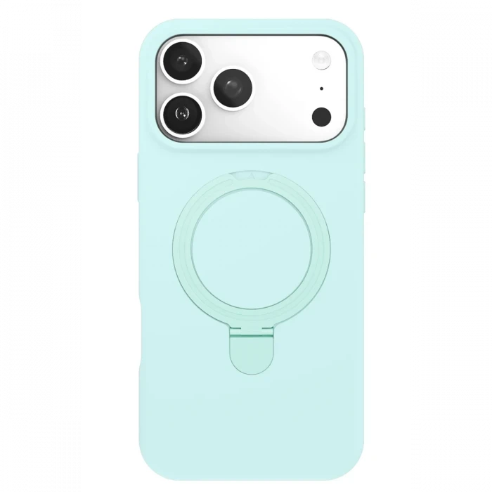 Apple iPhone 17 Pro Max Regal Magsafe Standlı Kapak - Su Yeşili
